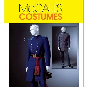 M4745 McCall's Sewing Pattern Civil War Coat and Trousers SIZE XL-XXXL